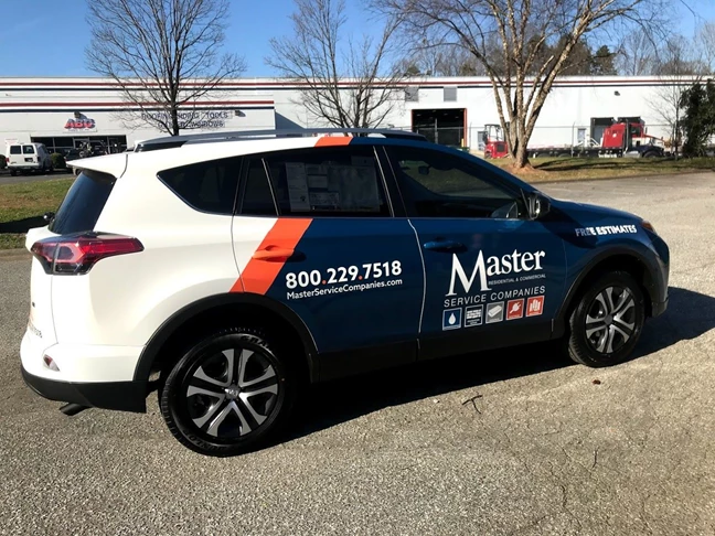 Master Service Companies Partial Vehicle Wrap and Graphics