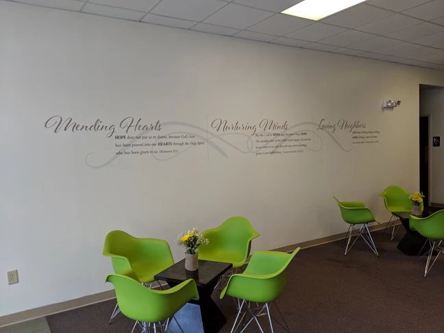 Vinyl Wall Graphic for New Hope Church Clemmons, NC