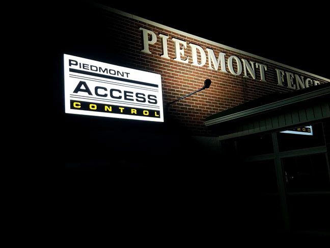 Piedmont Access Control LED Illuminated Lightbox