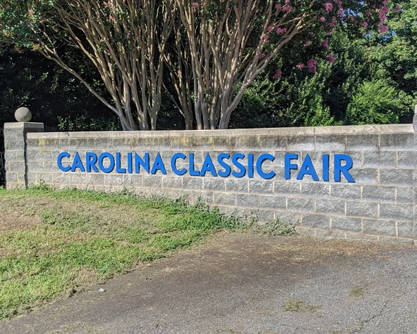  Dimensional Letters for Carolina Classic Fair in Winston-Salem, NC