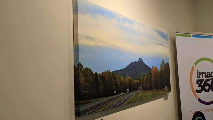 Pilot Mountain Canvas Frame