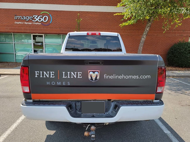 Fine Line Homes Vehicle Wraps | Builder & Contractor Signs