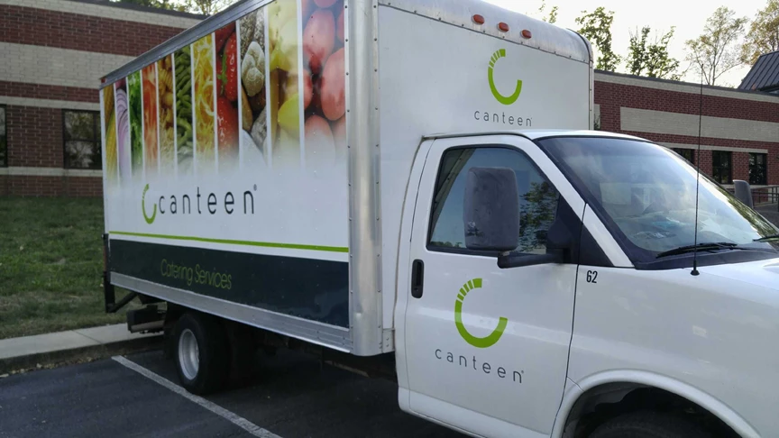 Box Truck Vehicle Wrap for Canteen
