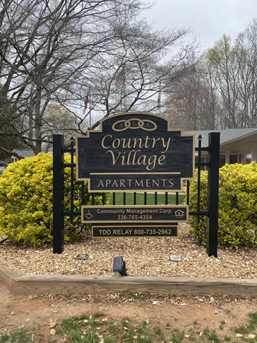 Country Villages Apartments TDD Relay Sign