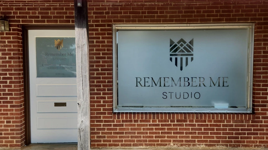 Remember Me Studio Etched Window Graphics