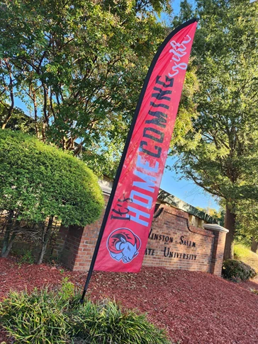 Winston-Salem State University Homecoming Feather Flags & Flutter Flags