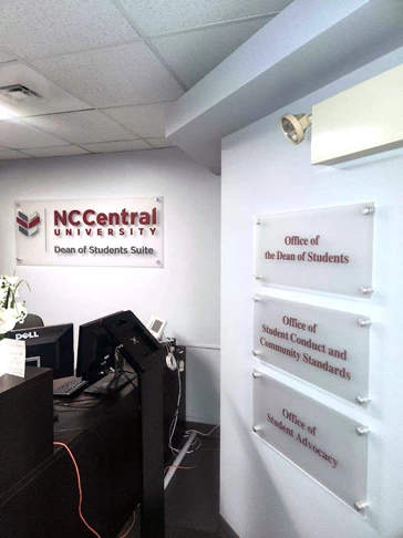 Custom Acrylic & Plastic Displays for NC Central University